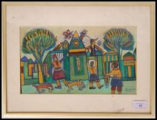 ABSTRACT SCENIC PAINTING BY ODETTE SPIER