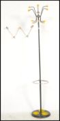 A 1970's retro atomic / sputnik chrome coat hat stand having  finial hooks with chrome and