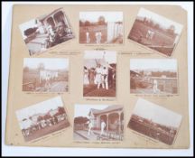 Cricket Interest - Bath Cricket Week Somerset V Lancashire 1901. An early 20th Century montage