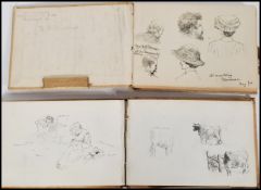 F. M. Minns - A stunning pair of sketch books dati