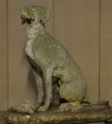 A fantastic early 20th Century garden ornament of a  well weathered French large sculptural
