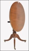 A fine 19th century George III mahogany tilt top occasional table of good size. Raised on splayed