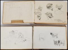 F. M. Minns - A stunning pair of sketch books dati