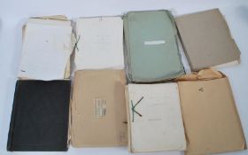 Six draft novels and collections of short stories, each approximately 150-200 pages- unpublished