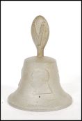 A 20th Century WWII cast  ' Victory Bell ' - 1939-45 RAF Benevolent Fund bell, cast with metal
