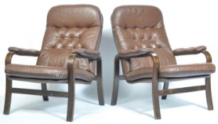 FARSTRUP DANISH BENTWOOD LOUNGE / SLING CHAIRS