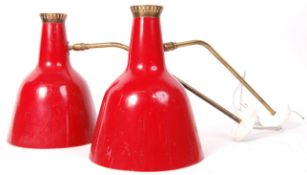 PAIR OF ITALIAN VINTAGE LARGE WALL LAMPS BELIEVED TO BE BY STILNOVO