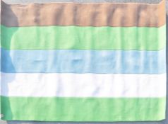 CONTEMPORARY STRIPED DEEP PILE FLOOR RUG