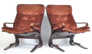 MID 20TH BENTWOOD DANISH PIRATE CHAIR BY ELSA & NORDAHL SOLHEIM