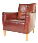 HEALS FURNITURE LEATHER CLUB ARMCHAIR SIMILAR TO GERARD VAN DEN BERG