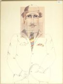 LATE 20TH CENTURY ARTIST PROOF SURREALIST PRINT