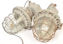 INDUSTRIAL FACTORY BULKHEAD PENDANT LIGHTS BY POLAM WILRASY