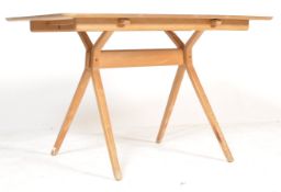 KANDYA MODEL 313 LAMINA BEECH WOOD DINING TABLE BY FRANK GUILLE
