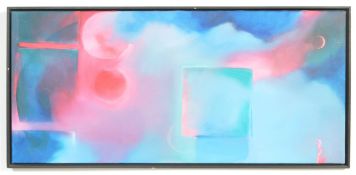 ABSTRACT OIL ON CANVAS PAINTING 