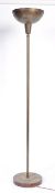 ART DECO ANTIQUE VINTAGE BRASS FLOOR STANDING UP LIGHTER LAMP