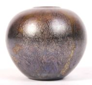 ISLE OF WIGHT GLASS VASE BY MICHAEL HARRIS & WILLIAM WALKER