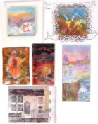 SYLVIA MORRIS STUDIO ART ENAMELLED METAL WARE PICTURES