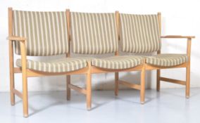 SLAGELSE MOBELFABRIK DANISH 1970'S SOFA BENCH BY KURT OSTERVIG