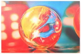 CONTEMPORARY ROLLING MARBLE CANVAS GRAPHIC ART PRINT