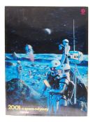 2001: A SPACE ODYSSEY ORIGINAL LENTICULAR HOLOGRAM CINEMA POSTER