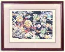 BRISTOL ARTIST CHEO ' URANUS IS UNDER ATTACK ' (2011) GICLEE PRINT