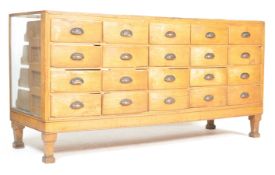 EARLY 20TH CENTURY ART DECO SHOP HABERDASHERY DISPLAY COUNTER