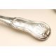 A SET OF FOUR LATE GEORGE III SILVER BASTING SPOONS, maker Eley, Fearn & Chawner, London 1809, in - Image 2 of 4