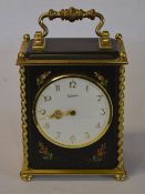 A 'Le Castel' carriage/mantle clock