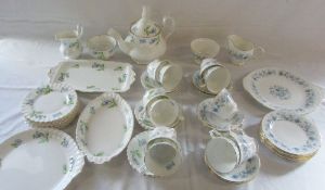 2 part tea services by Richmond 'Blue Poppy' and Colclough