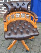 Button back office swivel chair