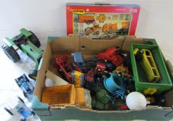 Various vintage toy cars,