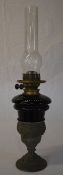 Oil lamp with chimney