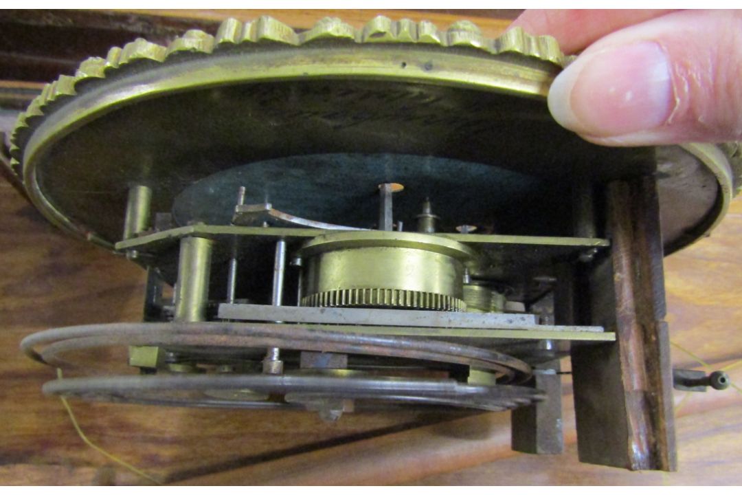 Vienna regulator wall clock maker Johann Kralik in Wien with 3 weights in a cherry wood case with - Image 12 of 12