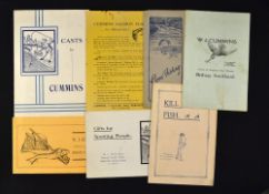 W. J. Cummins, Bishop Auckland Fishing Pamphlets: comprising 8x pamphlets including their 