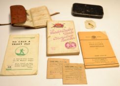 Hardy and Farlow related tackle guides and fly boxes: Hardy's Anglers Guide Coronation Number 55th