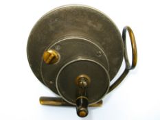 Extremely rare P.D Malloch Perth Multimode geared and single action alloy side casting reel - 4