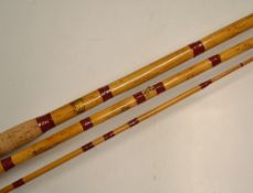 Scarce Allcocks Gloria coarse rod: fine Allcocks Gloria 14ft 3pc whole cane with whole cane