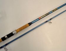 Abu Zoom Rod: Fine Abu Atlantic 403 Zoom 9ft 2pc glass spinning rod, casting wt 18-60gms, blue