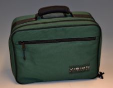 Vision Fly Fishing padded reel carrying case: for 8 reels, together with Rio pouch with fly line,