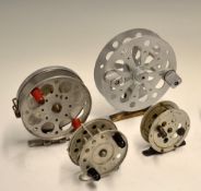 Collection of various alloy centre pin reel (4): K Dowling & Sons 4