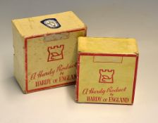 Reel Boxes: 2x Hardy of England red and cream reel boxes for St Aidan (4