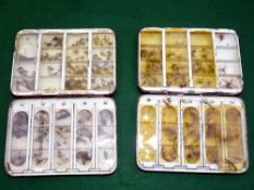 FLY BOXES: (2) Pair of Hardy Halford dry fly boxes each 6