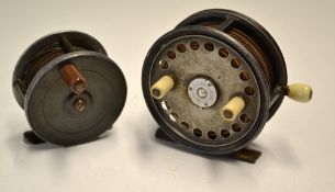Hardy Silex No.2 alloy casting reel, 3.5