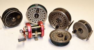 Collection of various reels (5) to incl Allcock's 