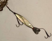 Rare 'Ustonson' attributable Pearl Minnow c. 1770-1855 - The lure approx. 3
