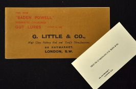 Rare and early 1910 Salmon Fly catalogue - Rare Giles Little & Co. 63 Haymarket, London 