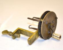 Gut Twister Reel: early/mid 19th c brass Gut twisting engine, 2.25