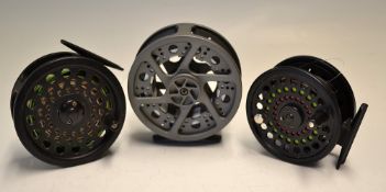 3x Fly Reels with line (3): good Wychwood QFLOW 4