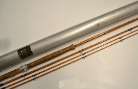 Hardy Rod: Fine Hardy The Wye 11ft 3pc palakona fly rod c/w spare tip, serial no H13098 c/w agate