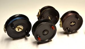 Collection of various bakelite casting reels (4): S&A Steelite 4.25